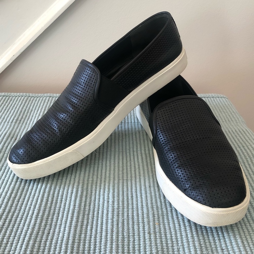 Vince Blair perforated slip on sneakers